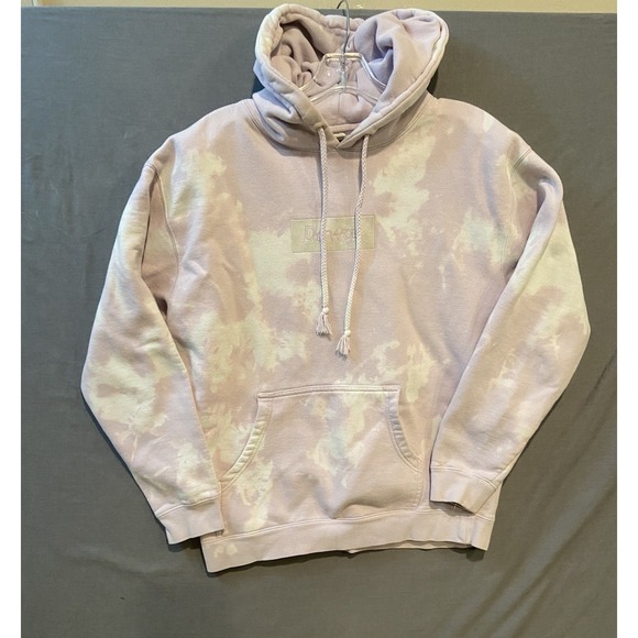 Tie Dye Hooded Sweatshirt Mens Medium Purple Independent Trading Co. Pullover - Picture 4 of 12